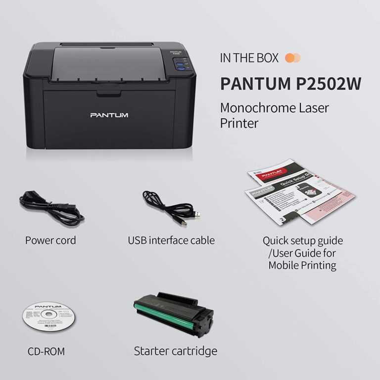 Принтер pantum p2500w горит оранжевая лампочка и не печатает